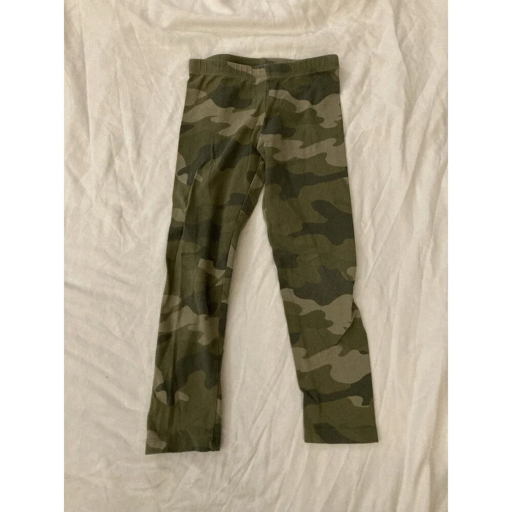 5T Old Navy girl clothes - one piece pants | camo theme